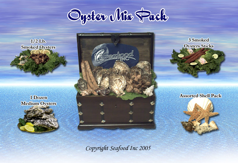 Oyster Mix Pack - Seafood Gift Baskets